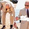 King Charles gets his hands dirty at beach clean-up in Kent