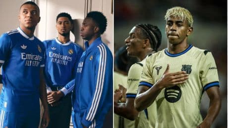 La extraña y fácil tendencia para lucir una camiseta de fútbol con estilo que han puesto de moda Real Madrid y Barça