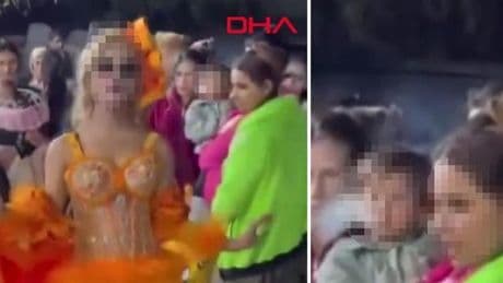 Sosyal medyada tepki çeken görüntü! Düğünde sigara içen 3 yaşındaki çocuğun annesine gözaltı