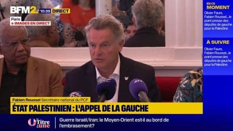 Gaza: Fabien Roussel dénonce "une inaction complice" de l'Union européenne envers Israël