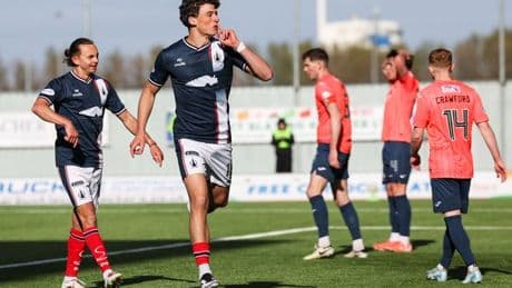 Barney Army taking over at Falkirk as hitman Stewart takes on a new nickname he doesn't mind one bit