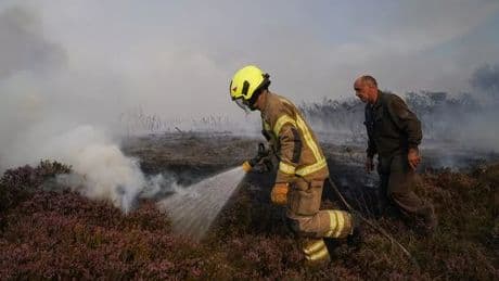 Heatwave wildfire hell for UK sees firefighters hit back over lack of resources