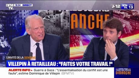 "Faites votre travail": Dominique de Villepin interpelle Bruno Retailleau