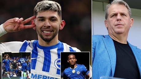 Chelsea owners BlueCo reach agreement to sign Brighton's Julio Enciso, with their outlay on Seagulls recruits rising to more than £250m since their Stamford Bridge takeover