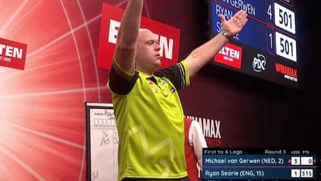 Beim Turnier in München - Van Gerwen lässt deutsche Darts-Fans ausflippen!
