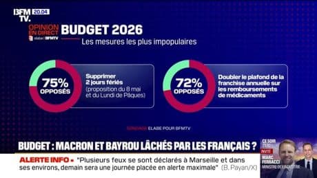 Annonces de François Bayrou: 68% des Français jugent le budget 2026 injuste