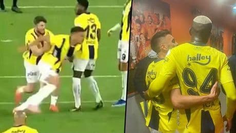 Fenerbahçe'de gerginlik! Tadic ve Talisca tartıştı, tünelde barıştılar