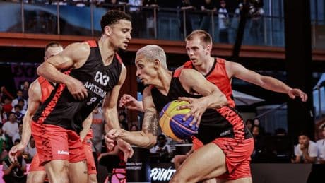 3x3 basketballers Team Amsterdam laten tweede kans op World Tour-winst liggen