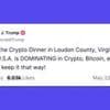 Trump defies ethics warnings with private meme coin dinner
