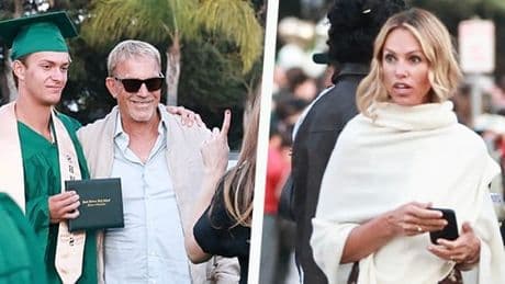 Eiszeit bei Schulabschluss von Sohn Cayden - Costner und Ex brauchten fast einen Bodyguard