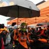 Spa-Francorchamps lijdt onder de regen, start voorlopig uitgesteld door slecht zicht