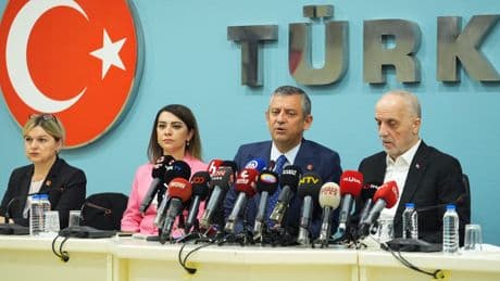 CHP Genel Başkanı Özel'den HAK-İŞ ve TÜRK-İŞ'e ziyaret