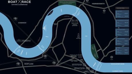 Boat Race 2025 course guide: What is the Championship Course & where will Oxford and Cambridge row on the River Thames?