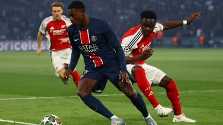 EN DIRECT - PSG-Arsenal : début de match compliqué pour des Parisiens dominés