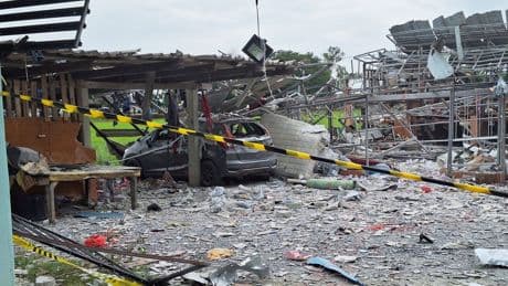 Fireworks workshop explodes in central Thailand, killing at least 9