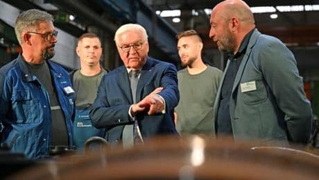 Bundespräsident: Steinmeier nach drei Amtstagen in Delitzsch begeistert
