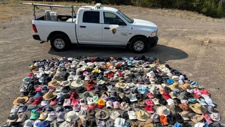 Woops! Yellowstone geologists pull 300 hats from hot springs