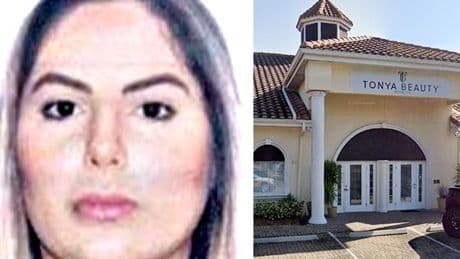 Woman's chin left to rot after 'horror botched surgery' at famous celebrity clinic