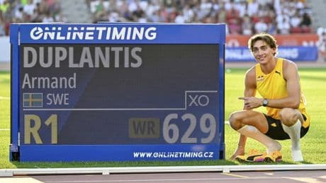 Stabhochsprung: Duplantis springt abermals Weltrekord