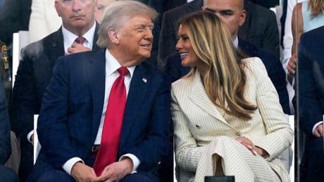 Melania's true thoughts about Donald Trump parade – as he 'falls asleep' on camera