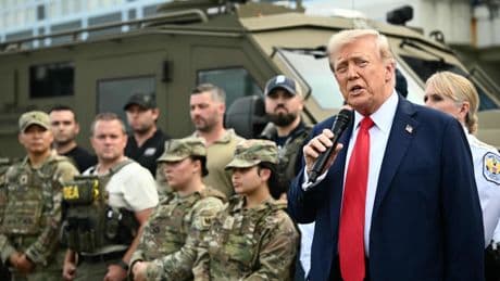 Trump dice que saldrá a patrullar las calles de Washington con Policía y Ejército