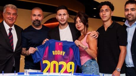 Rayan Bardghji ya estuvo en las oficinas del Barça con su hermano Roony