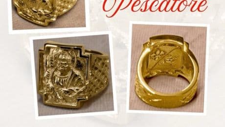 El Vaticano difunde las imágenes del Anillo del Pescador de León XIV