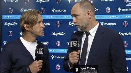 Tudor, orgoglio Juve: &quot;A Bologna hanno sofferto tutti, noi solidi in emergenza&quot;. Sulla Champions...