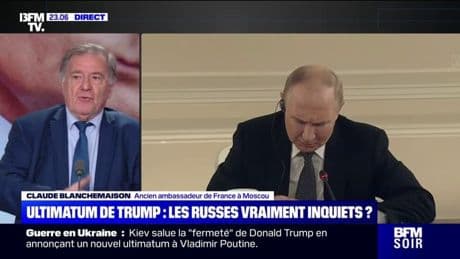 Guerre en Ukraine: Donald Trump "veut un cessez-le-feu non négocié, ça ne s'est jamais vu", affirme Claude Blanchemaison, ancien ambassadeur de France à Moscou
