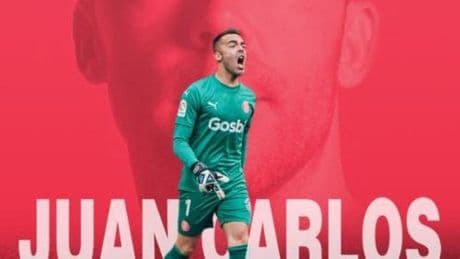 Juan Carlos renueva con el Girona por un año más