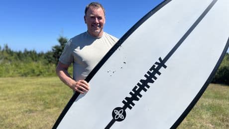 Great white fright: N.S. man escapes unscathed after using paddle to repel shark