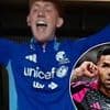 Soccer Aid star Angry Ginge escalates row with Carlos Tevez by ridiculing ex-footballer - after labelling him a 't***' for horror tackle which gashed his leg