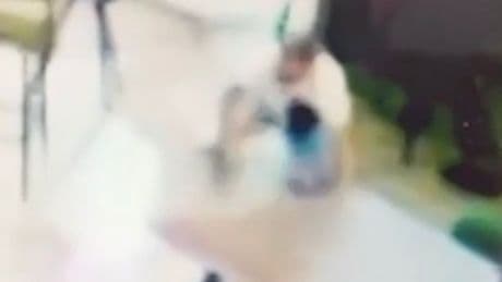 Moment gangster Ross Monaghan tries to flee Costa Del Sol bar before being shot dead