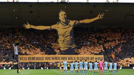 Premier League : après Liverpool, Wolverhampton rend un hommage à Diogo Jota