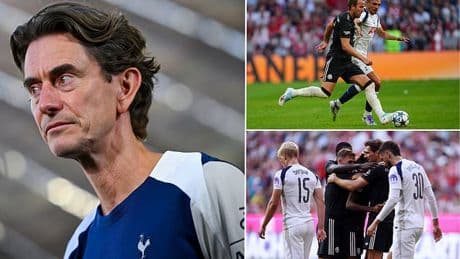 Thomas Frank explains what went wrong for Tottenham in pre-season thrashing by Bayern Munich but insists his side will be ready for PSG clash