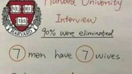 90 per cent of people will fail this 'impossible' Harvard brainteaser