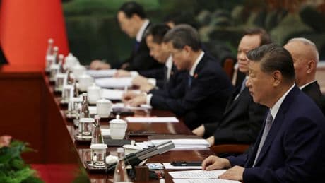 China summit has been called 'axis of upheaval' - and that feels right when you look at guest list