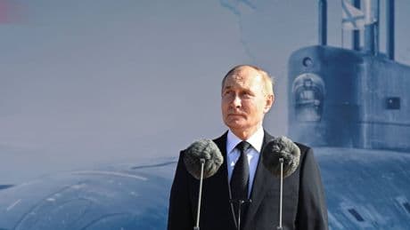 Russland: Putin kündigt bei Übung Aufrüstung der Marine an