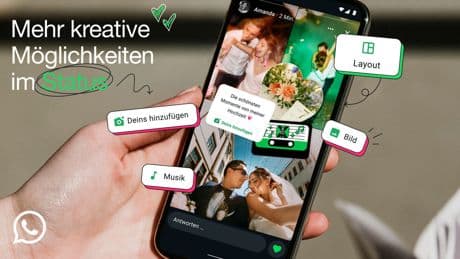 WhatsApp: Status-Meldungen werden kreativer