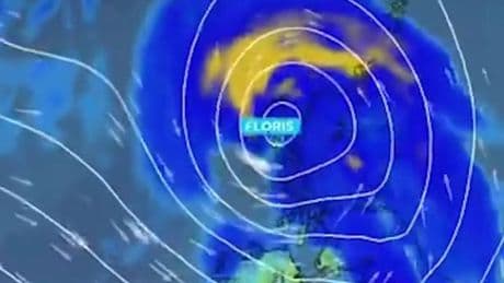 Storm Floris tracker: See the route as UK warned of 'dangerous' 100mph winds