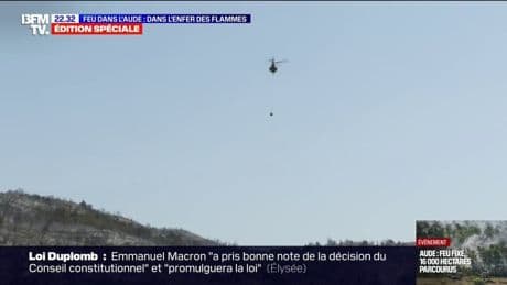 Incendie dans l'Aude: dans l'enfer des flammes