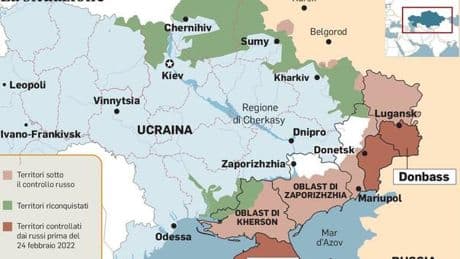 Ucraina, la controproposta dell'Ue e di Kiev a Putin: dallo scambio reciproco di territori al cessate il fuoco