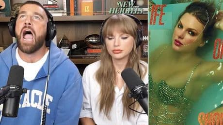 Taylor Swift fans can't get enough of never-before-seen clip of singer 'warming up' for New Heights episode alongside boyfriend Travis Kelce