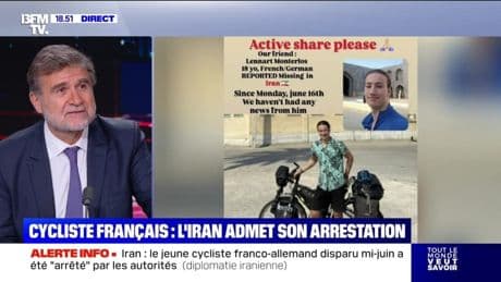 Cycliste français : l'Iran admet son arrestation - 10/07