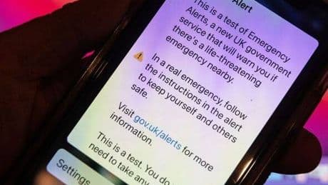 UK emergency alert set to blast EVERY phone in the country with loud siren