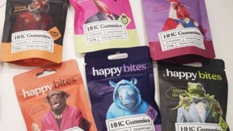 Alerta por presencia de derivados del cannabis en golosinas de la marca Happy Bites vendidas por Internet