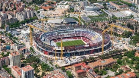 El Spotify Camp Nou sigue avanzando: césped, listo y progreso en gradas y zonas VIP