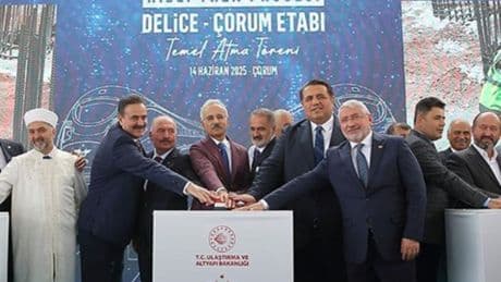"Delice-Çorum" etabının temeli atıldı