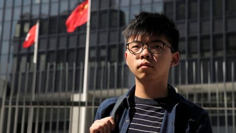Hong Kong activist Joshua Wong charged under Beijing-imposed security law for second time