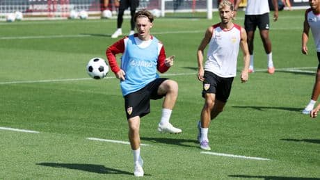 Mutmacher vor Supercup - Nübel und Stiller zurück im VfB-Training
